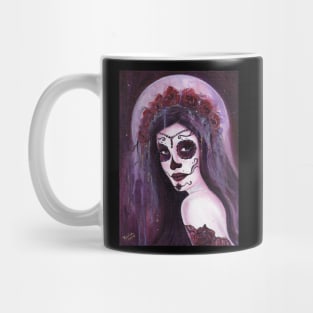 Day of the dead Haunted Moon By Renee Lavoie Mug